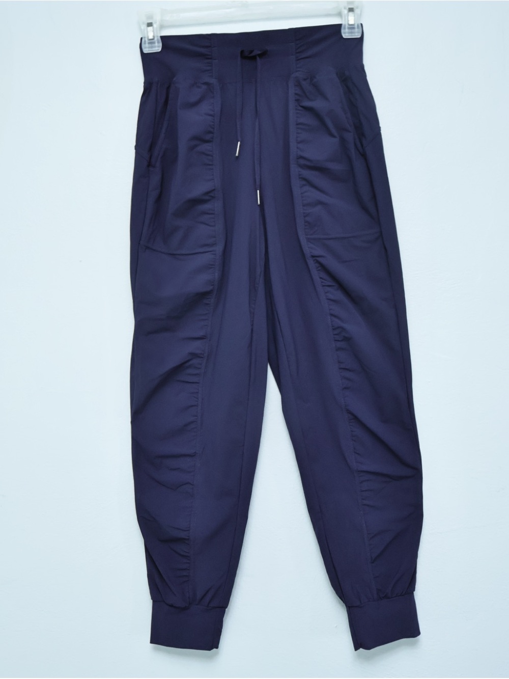 Halara High Waisted Jogger Pants Ruched Stretch Tapered Drawstring